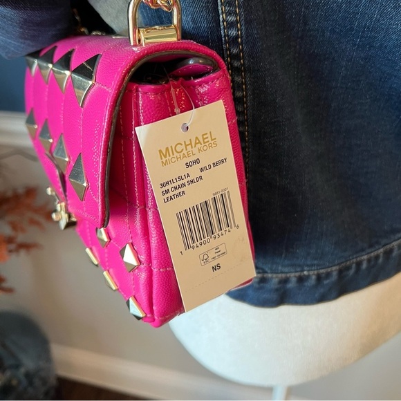 NWT Michael Kors SoHo Studded Quilted Bag - Picture 3 of 12